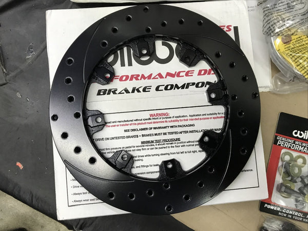 Wilwood 140-11072-DR Forged Dynalite Front Disc Big Brake Kit For 65-69 Mustang