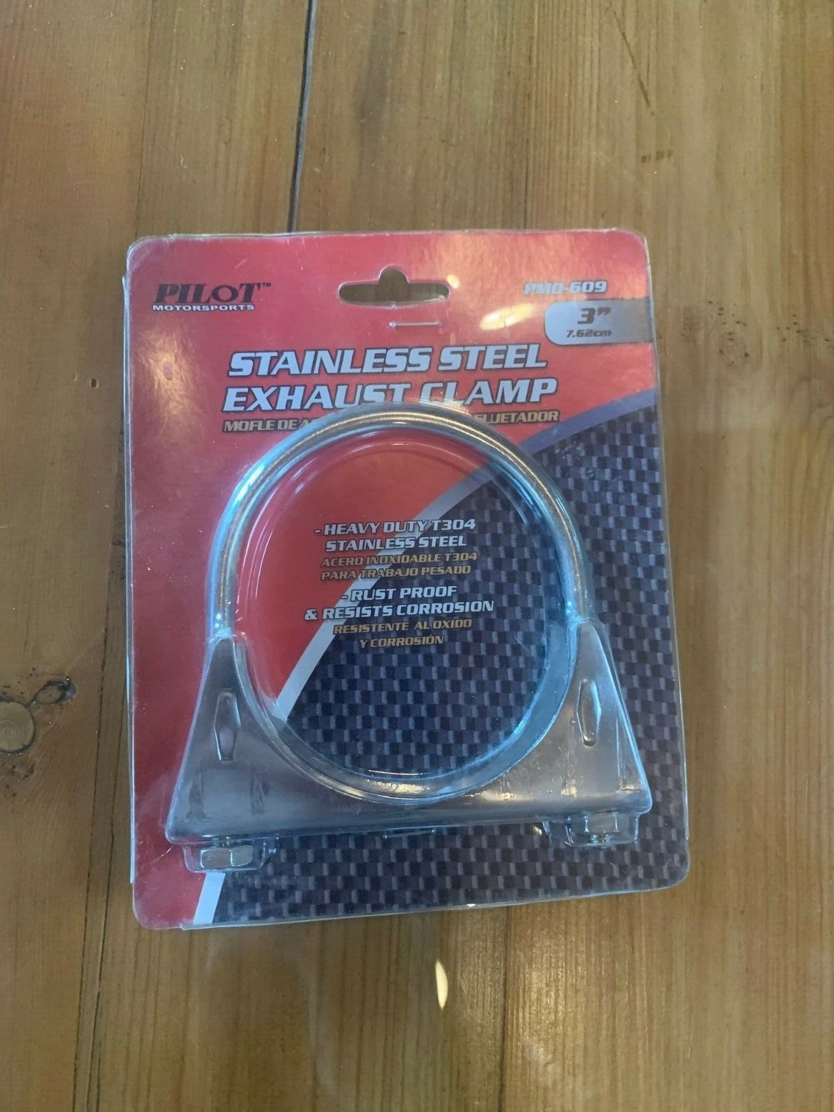 Pilot Automotive Stainless Steel 3" Car Muffler Exhaust Clamp  PMD-609