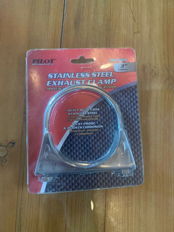 Pilot Automotive Stainless Steel 3" Car Muffler Exhaust Clamp  PMD-609