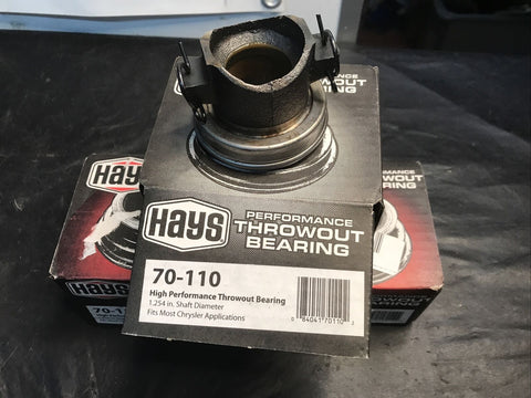 Hays 70-110 High Performance Throwout Bearing 1.254" Shaft Fits Most Chrysler