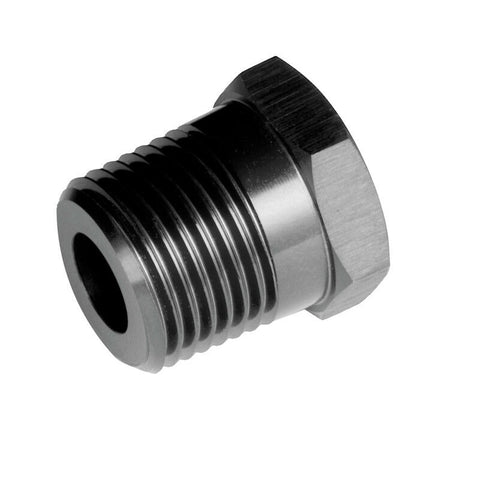Red Horse Pipe Fitting 912-04-02-2; NPT Reducer Bushing Black 1/4" NPT x 1/8" NPT