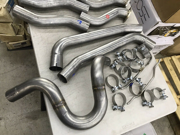 Stainless Works CRVIC98CBLMF - Stainless Works CNC Mandrel-Bent Exhaust Systems