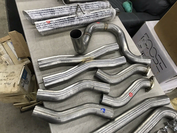 Stainless Works CRVIC98CBLMF - Stainless Works CNC Mandrel-Bent Exhaust Systems