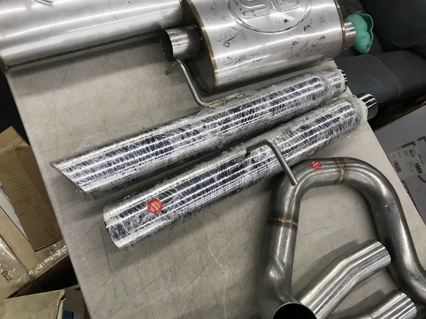 Stainless Works CRVIC98CBLMF - Stainless Works CNC Mandrel-Bent Exhaust Systems