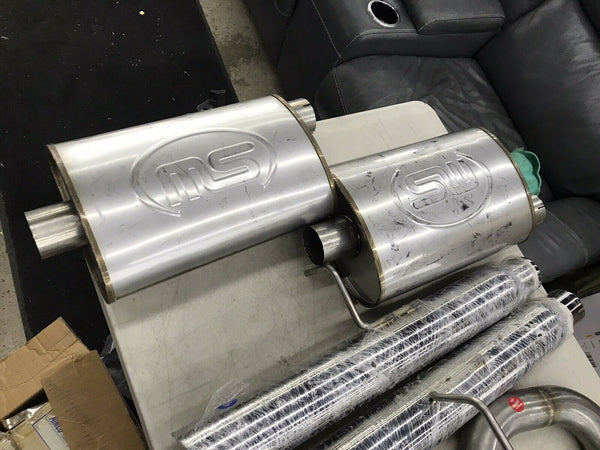 Stainless Works CRVIC98CBLMF - Stainless Works CNC Mandrel-Bent Exhaust Systems