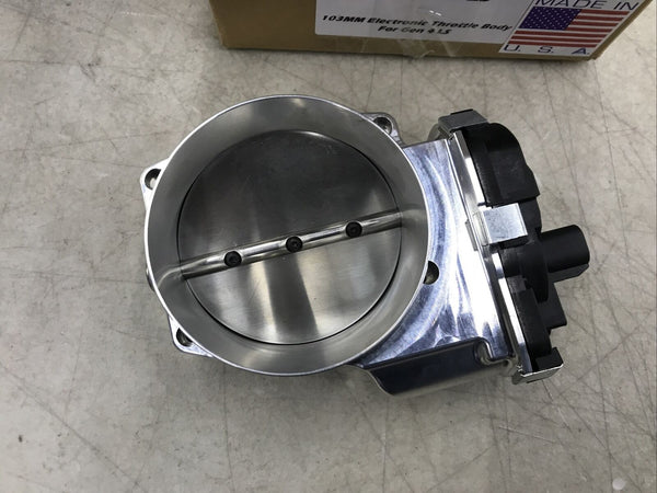 NICK WILLIAMS 103 DBW LS THROTTLE BODY NATURAL FINISH – WP103TB-LS For Gen 4 LS