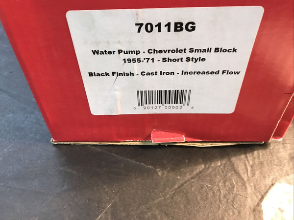 Mr Gasket 7011BG Water Pump Fits 1955-1971 Chevrolet 265-350 Gen I SBC w/ Short