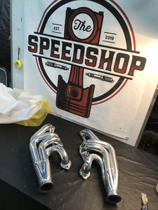 Flowtech 31574FLT Flowtech Small Block Chevy Turbo Headers- Ceramic Coated