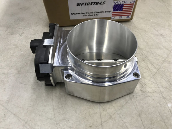 NICK WILLIAMS 103 DBW LS THROTTLE BODY NATURAL FINISH – WP103TB-LS For Gen 4 LS