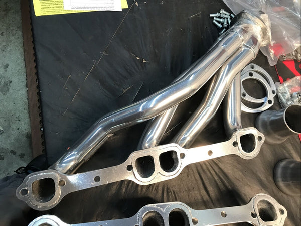 Hedman 66609 Standard Duty HTC Coated Shorty Headers 64-94 GM Passenger Car