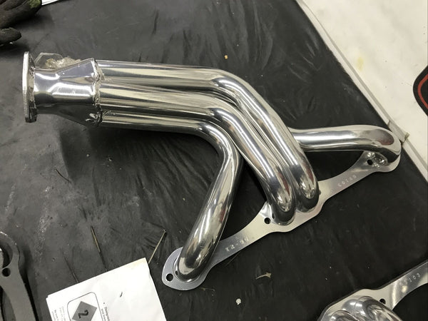 Summit Racing G9103 Ceramic Coated Headers Mid-Length 1955-57 Chevy SBC