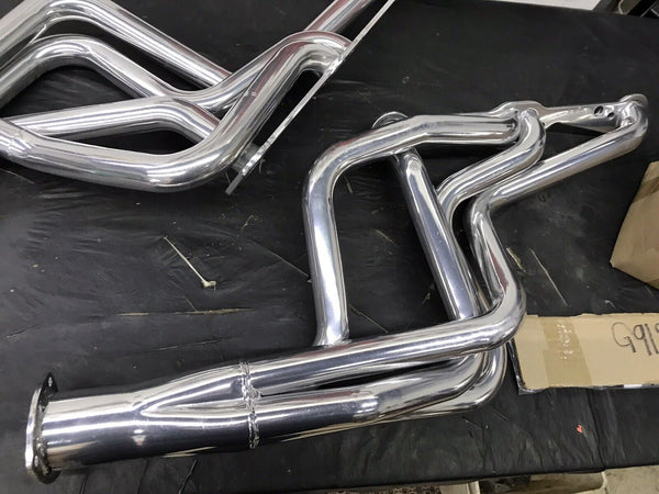Summit Racing Ceramic Headers Pontiac, 326-455, D-Port 1-5/8 Tubes G9120