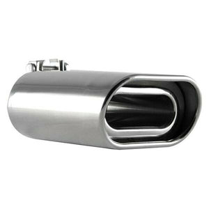 Pilot PM-1020AZ Stainless Steel Oval Angle Cut Clamp-on Exhaust Tip