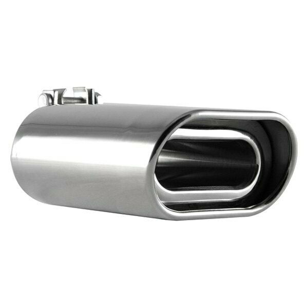 Pilot PM-1020AZ Stainless Steel Oval Angle Cut Clamp-on Exhaust Tip