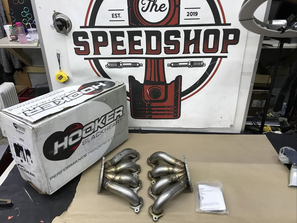 Hooker BlackHeart 70301306-RHKR Shorty  Headers Fits 2014-2019 Chevy Corvette C7