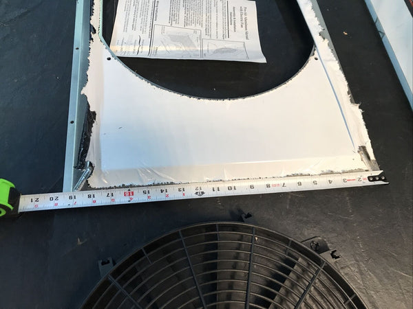 Flex-A-Lite 53628 Shroud 28" x 19 " x 4 " with 16" Electric Fan