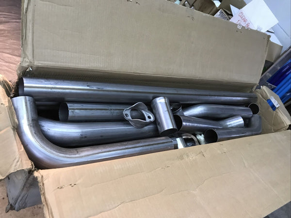 Magnaflow 10703 - Hot Rod Builder Stainless Exhaust System 3" Universal Pipes