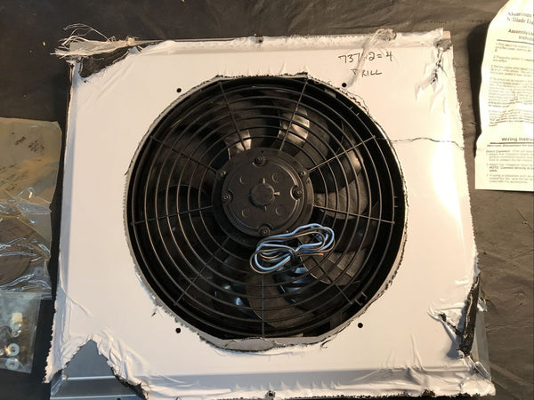 Flex-A-Lite 14" S-Blade Electric Cooling Fan w/ 22" Aluminum Shroud - 53722