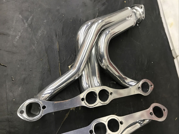 Summit Racing G9103 Ceramic Coated Headers Mid-Length 1955-57 Chevy SBC