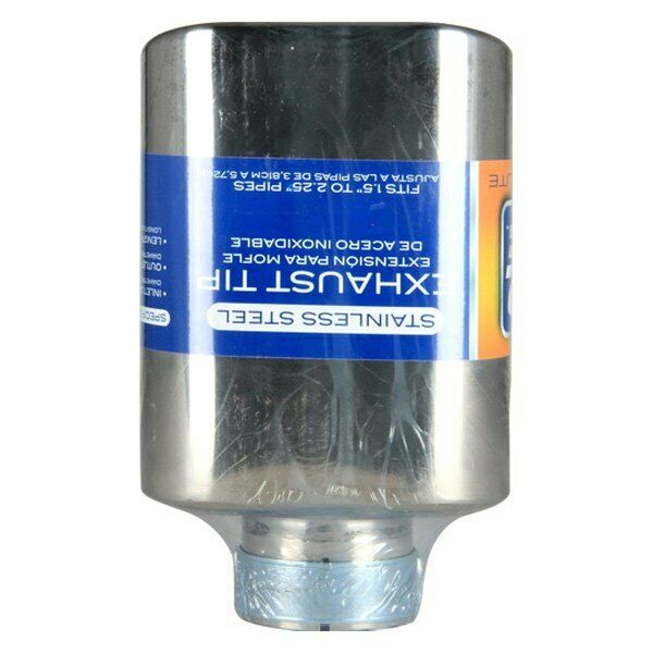 Pilot PM-1020AZ Stainless Steel Oval Angle Cut Clamp-on Exhaust Tip