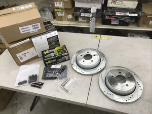 K1368-26 Powerstop Brake Disc and Pad Kits 2-Wheel Set Rear for 03-11 Grand Marquis