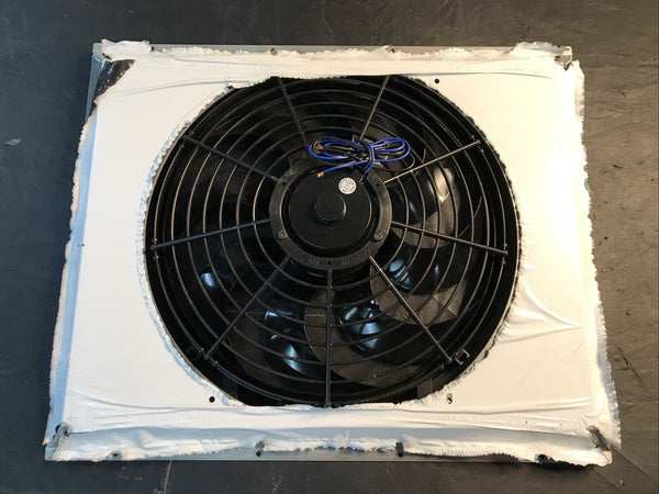 73724 - Flex-A-Lite Syclone 16" S-Blade Electric Fan and 24 x 19.5" Shroud Kit