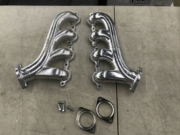 Hooker Headers 8501-1HKR - Hooker LS Cast Iron Exhaust Manifolds