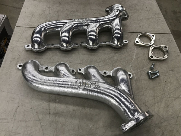 Hooker Headers 8501-1HKR - Hooker LS Cast Iron Exhaust Manifolds