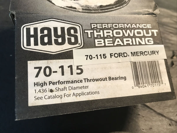 Hays 70-115 High-Performance Throwout Bearing Fits Ford Mercury