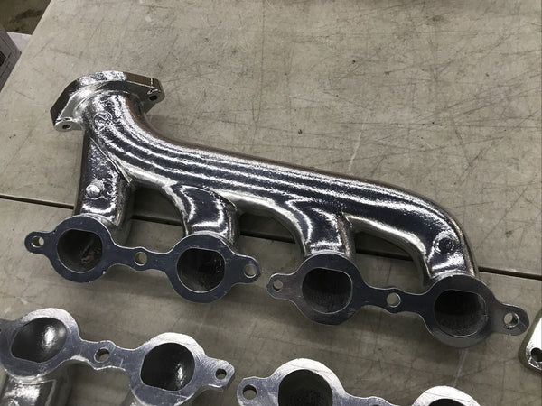 Hooker Headers 8501-1HKR - Hooker LS Cast Iron Exhaust Manifolds