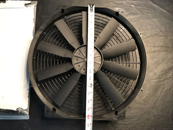 Flex-A-Lite 53628 Shroud 28" x 19 " x 4 " with 16" Electric Fan