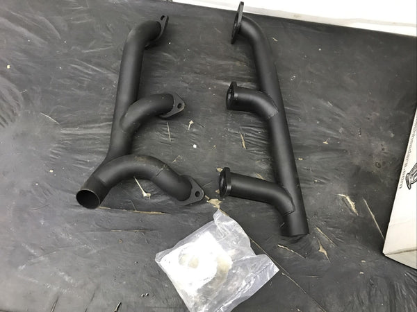 Flowtech 12701FLT Block Hugger Header Ford Flathead Rear Exit