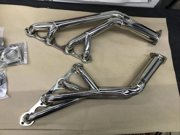 SCOTT DRAKE C5ZZ-9430-SS TRI-Y HEADERS, 304 STAINLESS STEEL 1964-1968 Ford Mustang.Tri-Y Headers