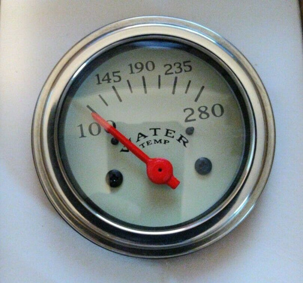 VEETHREE 277247 Temp Gauge 2 1/16" Cream Electrical  (GAUGE ONLY)