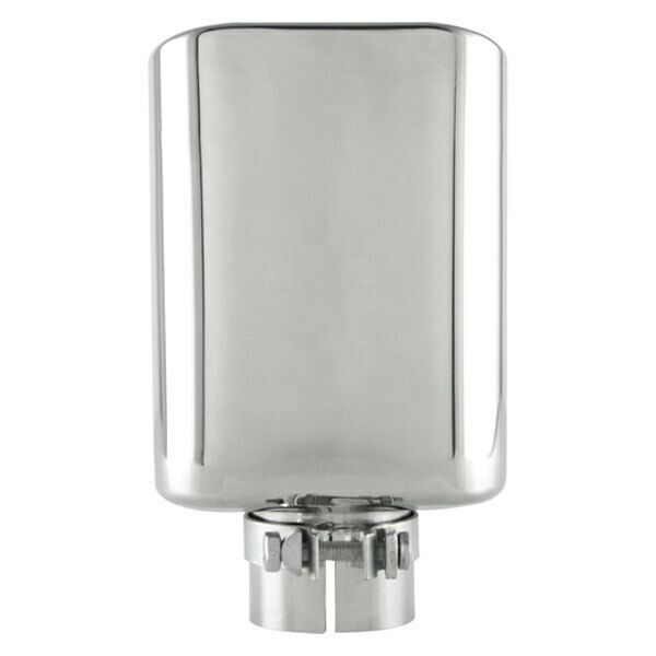 Pilot PM-1020AZ Stainless Steel Oval Angle Cut Clamp-on Exhaust Tip