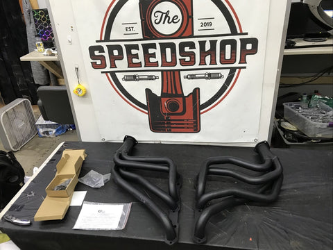 HOOKER 2453-3HKR COMPETITION LONG TUBE HEADERS - BLACK CERAMIC 63-74 Chevy Truck