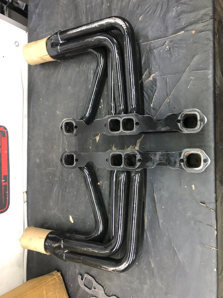 Schoenfeld 151 Chassis Headers Circle Track, 4-1 One-Piece, Steel, 1 5/8"