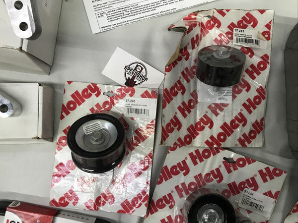 Holley Alternator Relocation Kit  Natural Finish LT4 Wet Sump 20-224