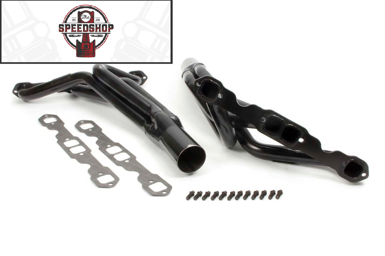 Schoenfeld 104 - SBC Chevy Fender Exit Street Stock Headers 70-81 Camaro