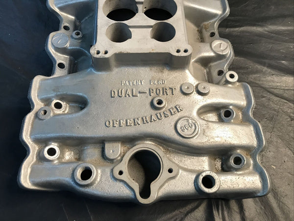 Vintage Offenhauser Dual Port Intake Manifold Oldsmobile 400 425 455 Olds 442