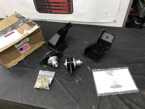 Detroit Speed 060422 Aluma-Frame Subframe Engine Mount Bracket Kits 1964.5-1970