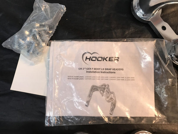 Hooker BlackHeart 2296-1HKR Ceramic Coated 1975-1981 GM LS 2nd Gen Camaro/Firebird