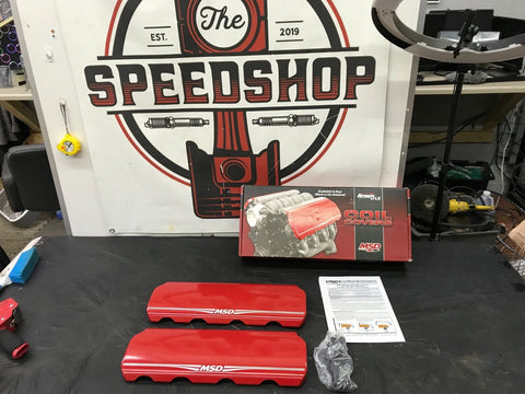 MSD 29701 Atomic LS Coil Covers GM LS1/LS6 - RED FINISH