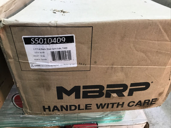 MBRP S5010409 Stainless Cat Back Exhaust for 2001-06 Silverado Sierra 2500HD 6.0