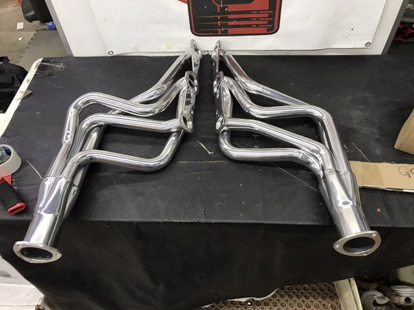 Summit Racing Ceramic Headers Pontiac, 326-455, D-Port 1-5/8 Tubes G9120