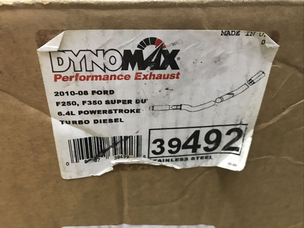 Dynomax 39492 SINGLE - 5" DPF-BACK SYSTEM - ULTRA FLO 2010-2008 Ford F-250 F-450