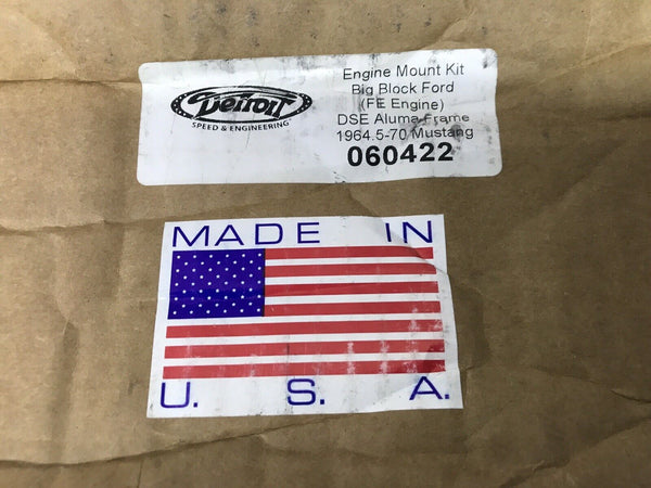Detroit Speed 060422 Aluma-Frame Subframe Engine Mount Bracket Kits 1964.5-1970