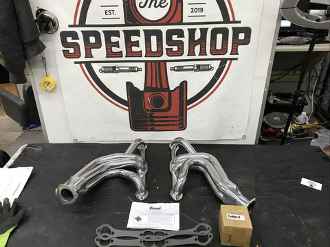 Summit Racing G9103 Ceramic Coated Headers Mid-Length 1955-57 Chevy SBC