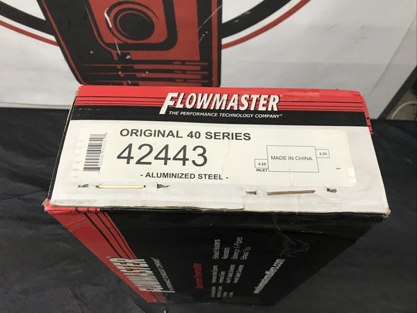 Flowmaster 42443 40 Series Muffler 2.25 Offset In / 2.25 Offset Out Aggressive