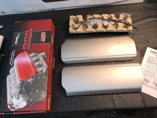 MSD 2972 Ignition Atomic LS Coil Covers LS1/LS6 Natural